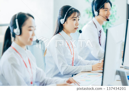 Call center staff Call center staff 137434201