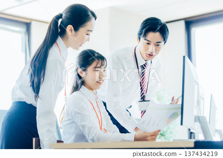 Business person working in the office 137434219