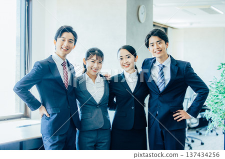 Business person standing in the office 137434256