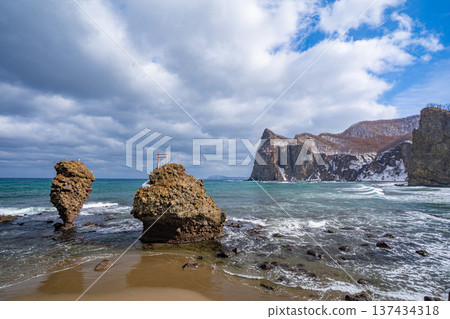 冬天的惠比壽岩和大黑岩，餘市 137434318