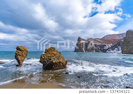 冬天的惠比壽岩和大黑岩，餘市 137434321