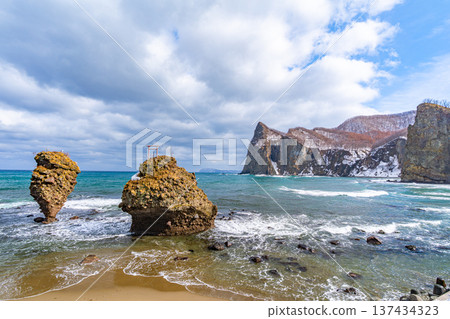 冬天的惠比壽岩和大黑岩，餘市 137434323