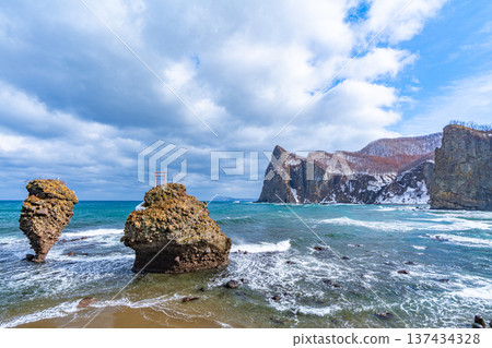 冬天的惠比壽岩和大黑岩，餘市 137434328
