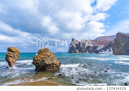 冬天的惠比壽岩和大黑岩，餘市 137434329