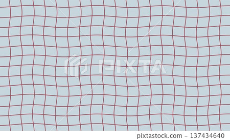 Blue and red wavy grid pattern abstract background | Grid, geometric pattern, stripes, wavy lines 137434640