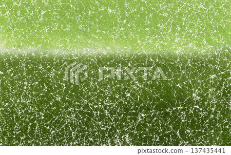 手工捲製的和紙，呈現綠色漸層色調 137435441