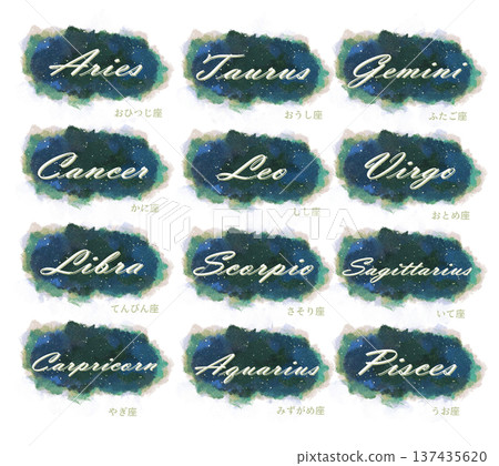 Twelve constellations Twelve constellations 137435620