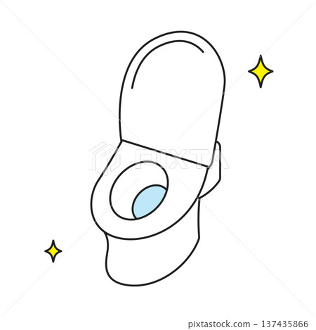 Simple illustration_repaired toilet Simple illustration_repaired toilet 137435866