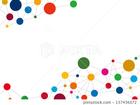 Sustainable society, EGS image SDGs color frame 137436872