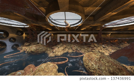 一條走廊遭到外星人攻擊 一條走廊遭到外星人攻擊 137436991