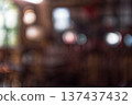 Warm tone bokeh light background 137437432
