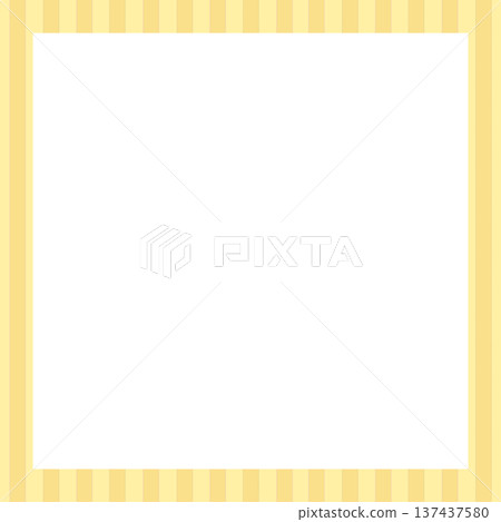 Square frame with yellow stripe pattern for card print, polaroid photo, template, poster, book cover, notepad, sticky note, memo, banner, border, postcard, paper design, decoration, cute border, card Square frame with yellow stripe pattern for card print, polaroid photo, template, poster, book cover, notepad, sticky note, memo, banner, border, postcard, paper design, decoration, cute border, card 137437580