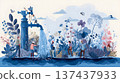 Environmental water conservation illustration suitable for global campaign 137437933
