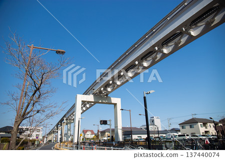 高架單軌軌道（軌道梁）（東京日野市） 137440074