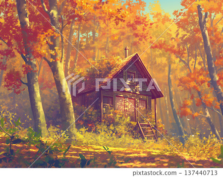 秋葉與叢林小屋，動漫風格 137440713