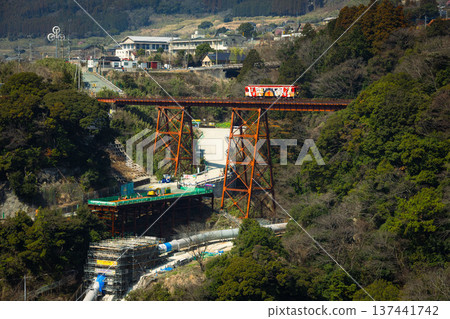 One Piece crossing the Minamiaso First Bridge One Piece crossing the Minamiaso First Bridge 137441742