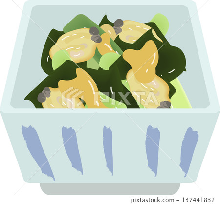 蛤蜊和海藻堅果 137441832