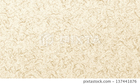 粗糙的日式紙張狀背景材料，16:9 尺寸，復古米色 137441876
