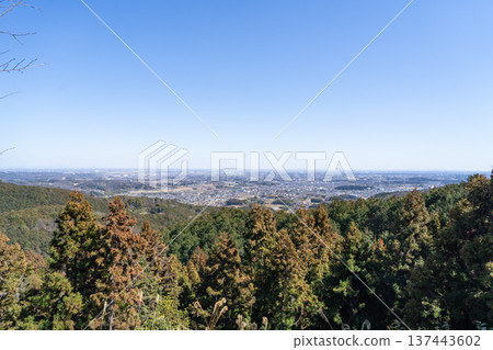 The view from Makuiwa Observatory on Mt. Takatori (Ogose Town) 137443602