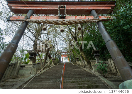 日本岡山縣笠岡市古城山的美景 137444056