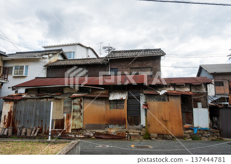 An old and very beautiful building in Kasaoka City, Okayama Prefecture, Japan An old and very beautiful building in Kasaoka City, Okayama Prefecture, Japan 137444781