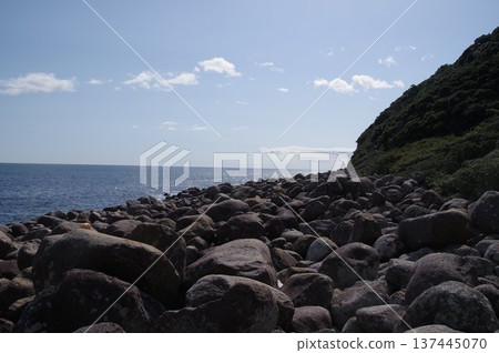 The Kumano Sea's rough rock coast The Kumano Sea's rough rock coast 137445070