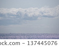 Kumano Sea, the horizon and clouds 137445076