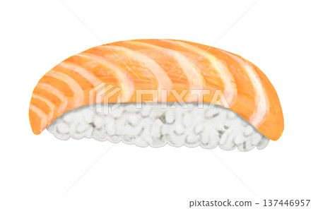 鮭魚握壽司 鮭魚握壽司 137446957