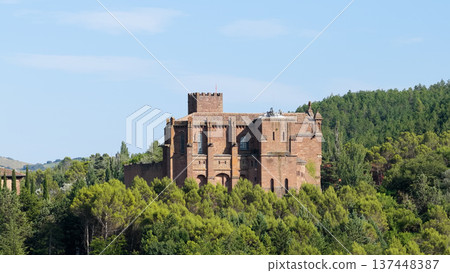 Javier Castle Navarre historic medieval fortress building Javier Castle Navarre historic medieval fortress building 137448387