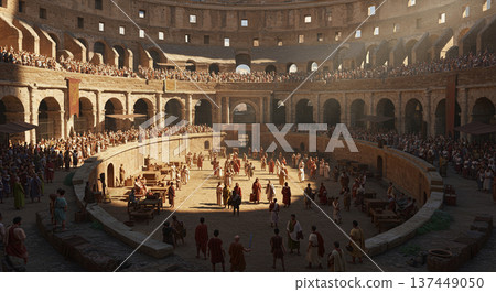 Image of the Roman Colosseum 137449050