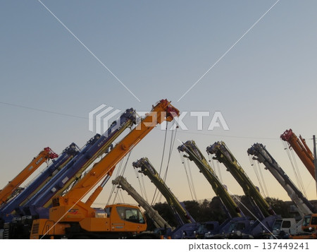 Crane car Crane car 137449241