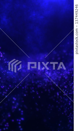Deep blue cosmic particle field with glowing dots and atmospheric depth, forming an abstract space background with calm futuristic energy Deep blue cosmic particle field with glowing dots and atmospheric depth, forming an abstract space background with calm futuristic energy 137449246