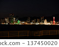 Night view of the opposite bank 137450020