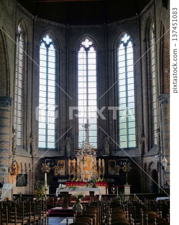 比利時達姆:聖母教堂內部 比利時達姆:聖母教堂內部 137451083