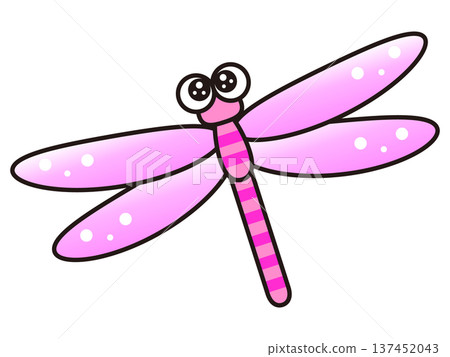 蜻蜓插圖素材 4 137452043