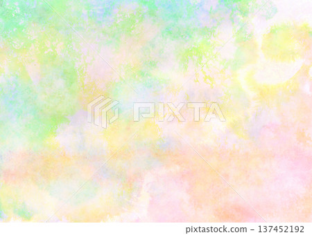 多彩的水彩背景 137452192