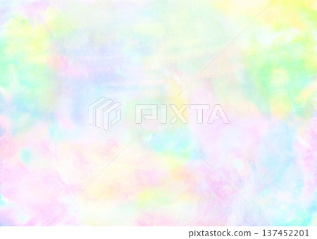 多彩的水彩背景 137452201