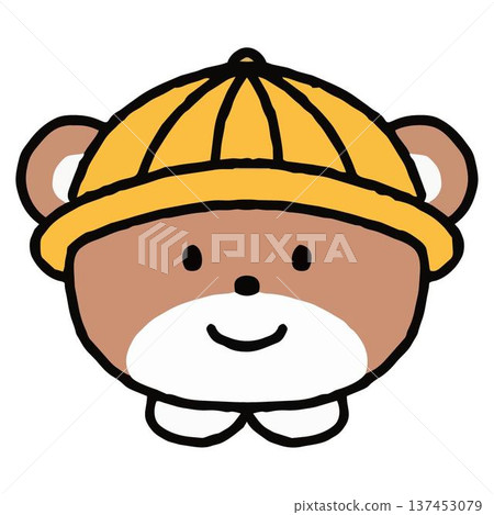 Cute bear kindergartener that can also be used as a newsletter Cute bear kindergartener that can also be used as a newsletter 137453079