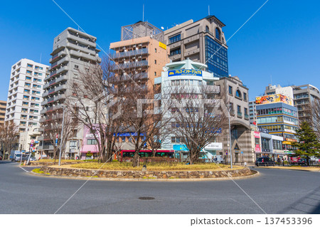 東京城市景觀:武藏堺車站北出口 東京城市景觀:武藏堺車站北出口 137453396