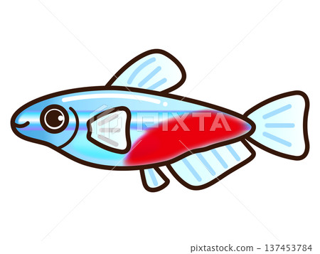 霓虹四面體插畫素材 霓虹四面體插畫素材 137453784