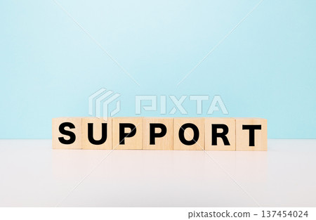 SUPPORT block letters SUPPORT block letters 137454024