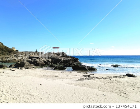 白濱海灘與地平線 白濱海灘與地平線 137454171