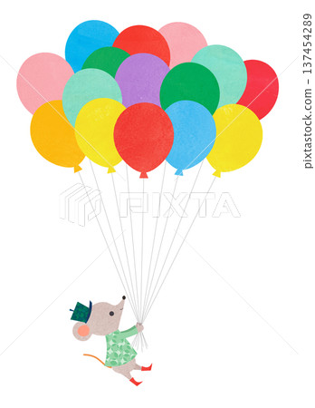 氣球和老鼠 137454289