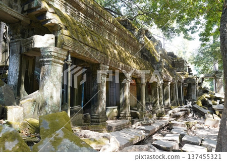The famous ruins of Angkor Wat in Cambodia The famous ruins of Angkor Wat in Cambodia 137455321
