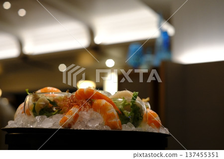 Shrimp cocktail at the hotel Shrimp cocktail at the hotel 137455351
