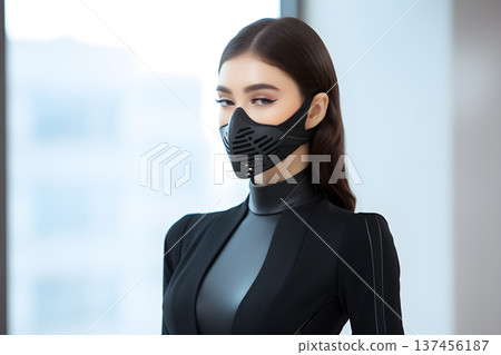 Wear a cloth to cover the nose to prevent respiratory disease Generative AI Wear a cloth to cover the nose to prevent respiratory disease Generative AI 137456187