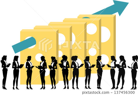 瑞士起司模型圖文素材插畫 137456300