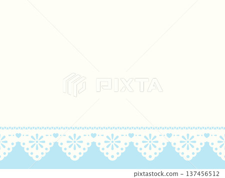 淺藍色背景,蕾絲邊框 淺藍色背景,蕾絲邊框 137456512