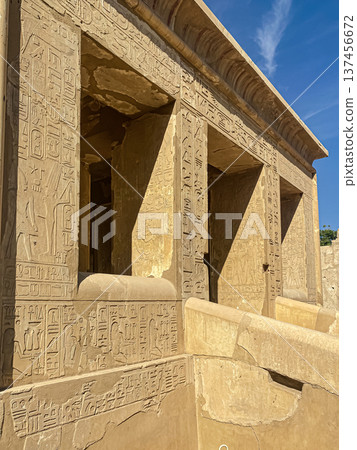 Karnak Temple is dedicated to the temple complex of Ancient Egypt. Thebes, Karnak, Luxor, Egypt Karnak Temple is dedicated to the temple complex of Ancient Egypt. Thebes, Karnak, Luxor, Egypt 137456672