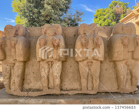 Karnak Temple is dedicated to the temple complex of Ancient Egypt. Thebes, Karnak, Luxor, Egypt Karnak Temple is dedicated to the temple complex of Ancient Egypt. Thebes, Karnak, Luxor, Egypt 137456683